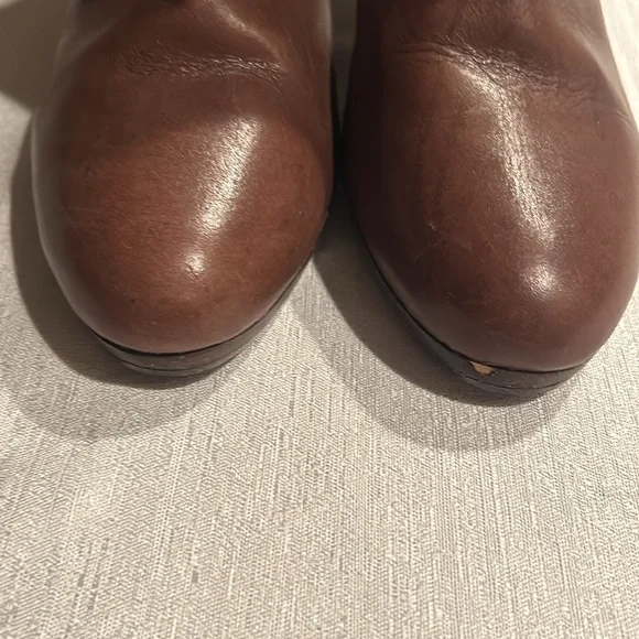 Lauren Ralph Lauren Buckle Heel Ankle Boots - Picture 7 of 10